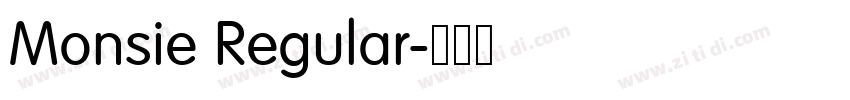 Monsie Regular字体转换